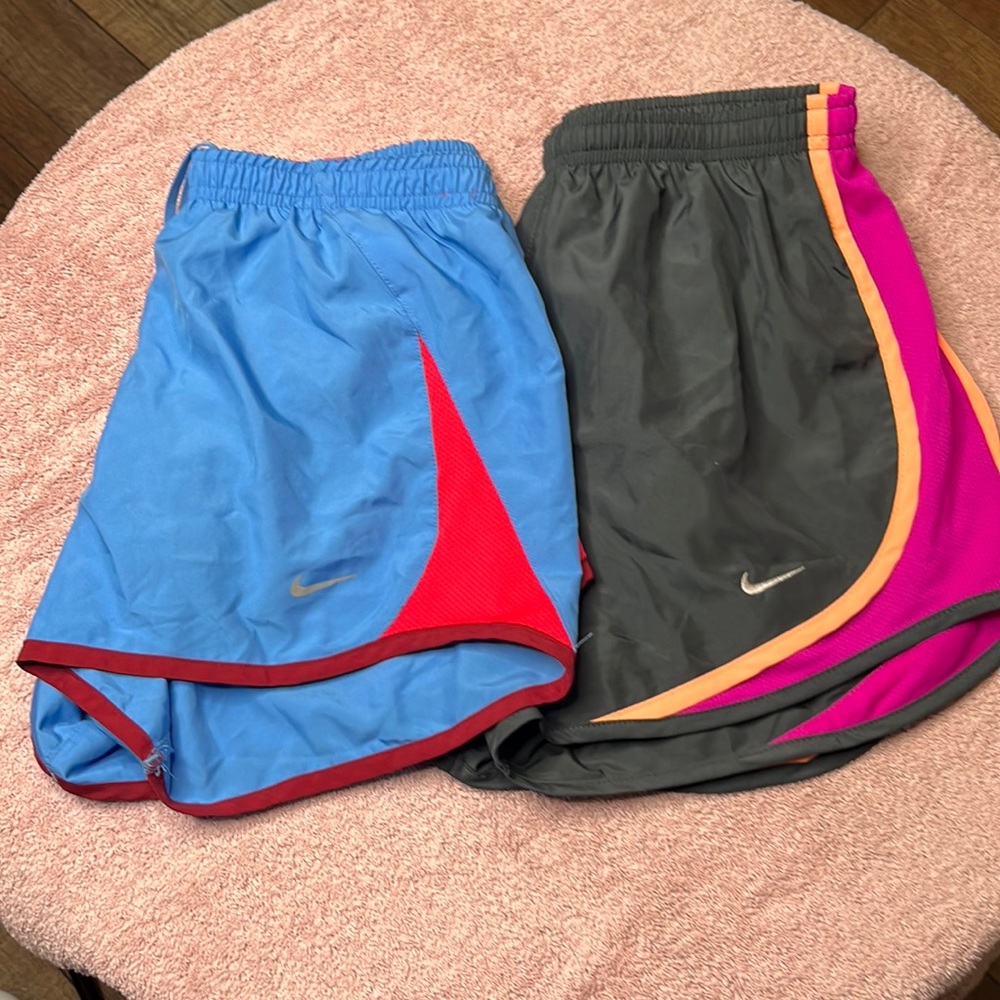 Nike running shorts 2 pairs